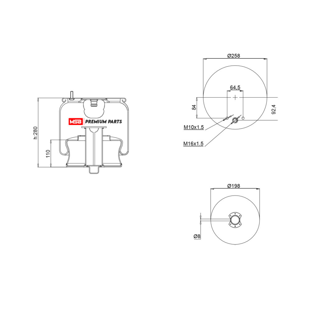 MSB        546603-C1 Air Spring