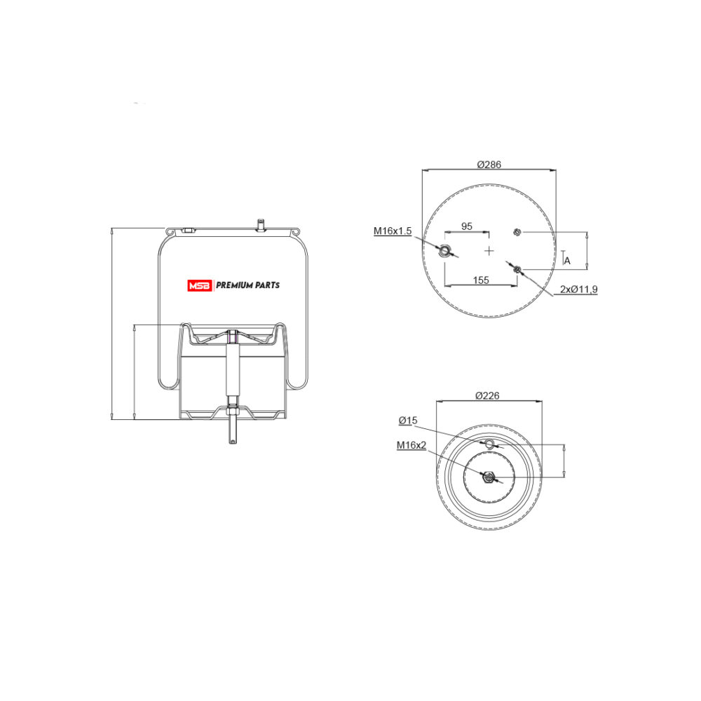 MSB        5443608-C Air Spring