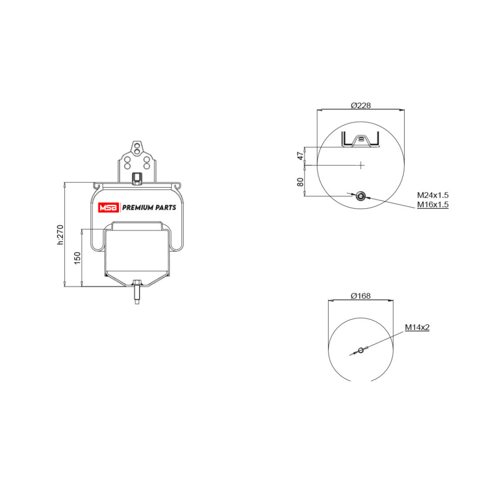 MSB        546418-C Air Spring