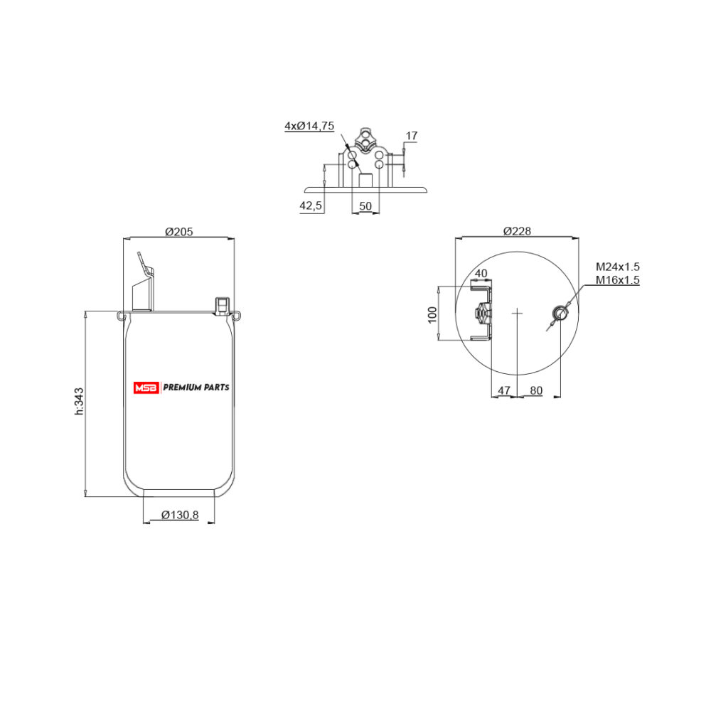 MSB        546420-S1 Air Spring