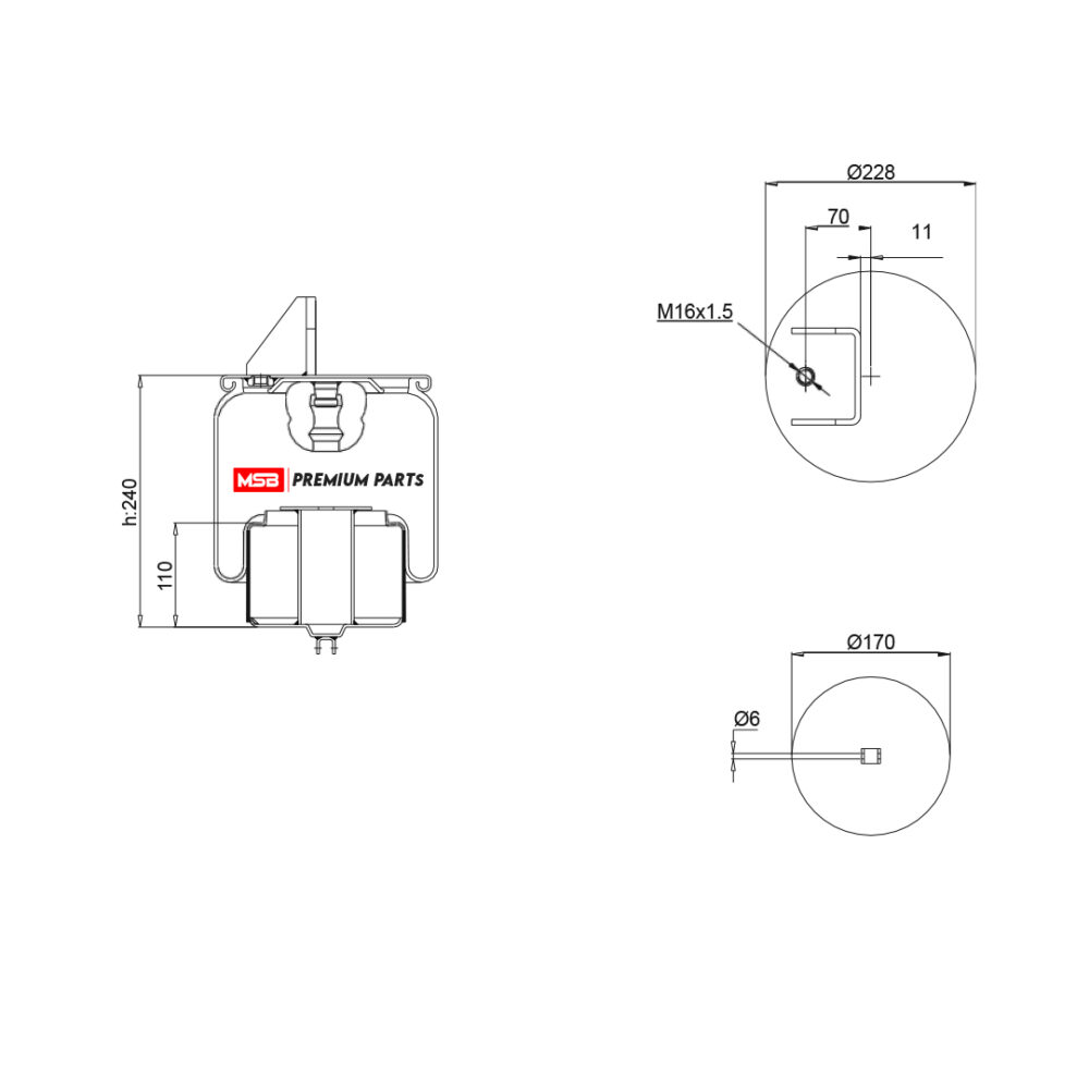 MSB        546420-C Air Spring
