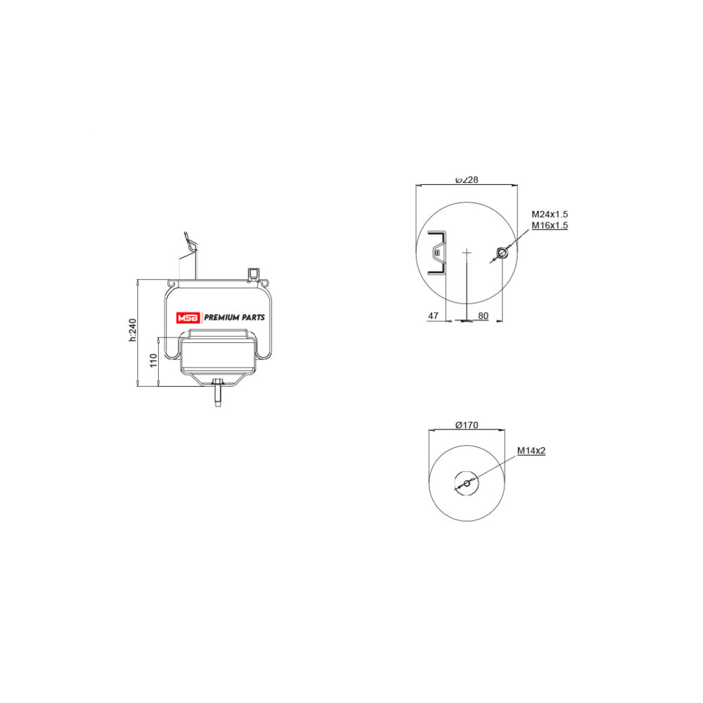 MSB        546420-C1 Air Spring
