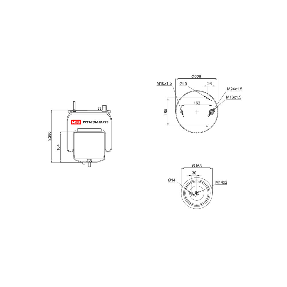 MSB       544570-C2 Air Spring
