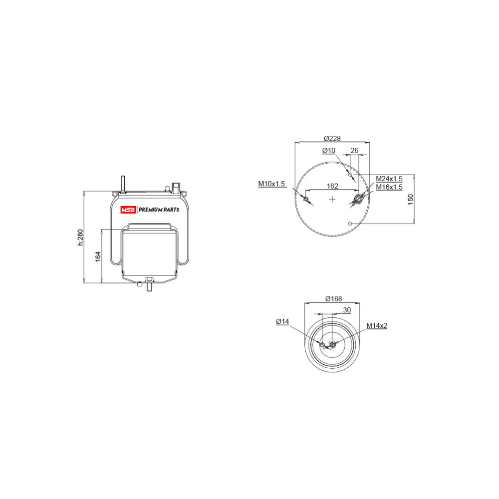 MSB      544571-C2 Air Spring