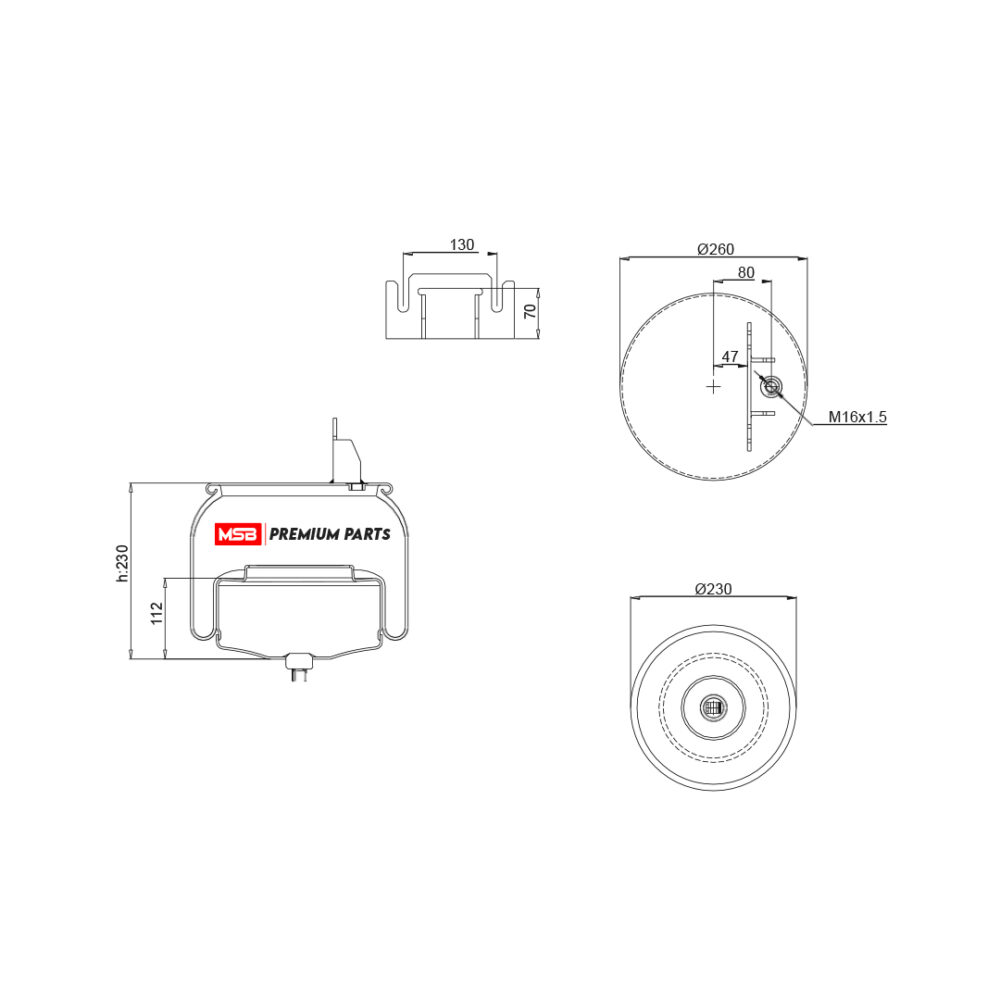 MSB 544582-C Air Spring