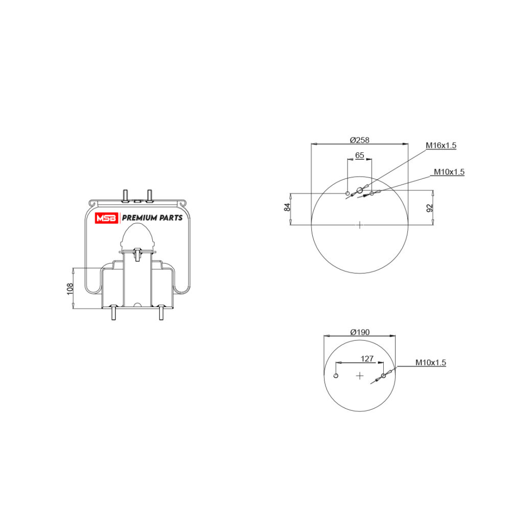 MSB 546602-C1 Air Spring