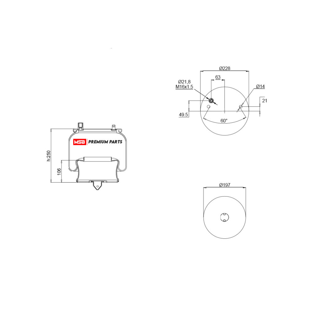 MSB 546604-C1 Air Spring