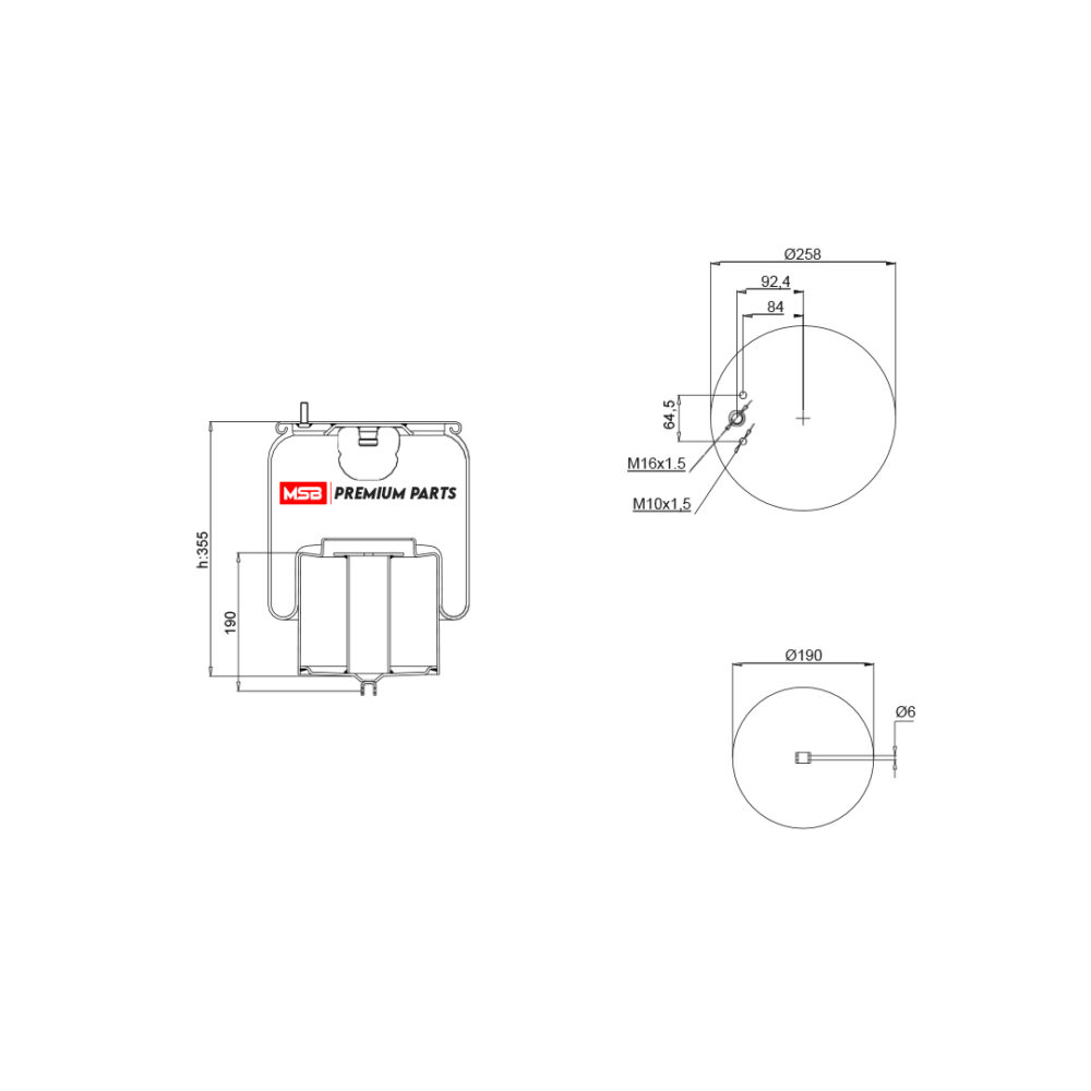 MSB 546770-C Air Spring