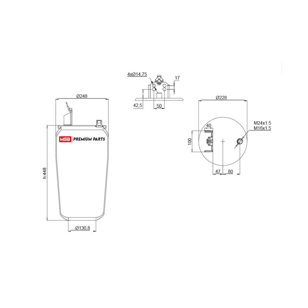 MSB 547803-S Air Spring