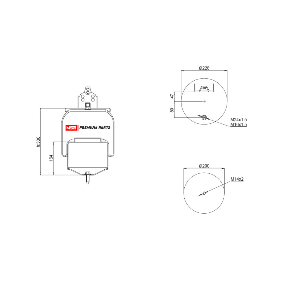 MSB 547803-C Air Spring
