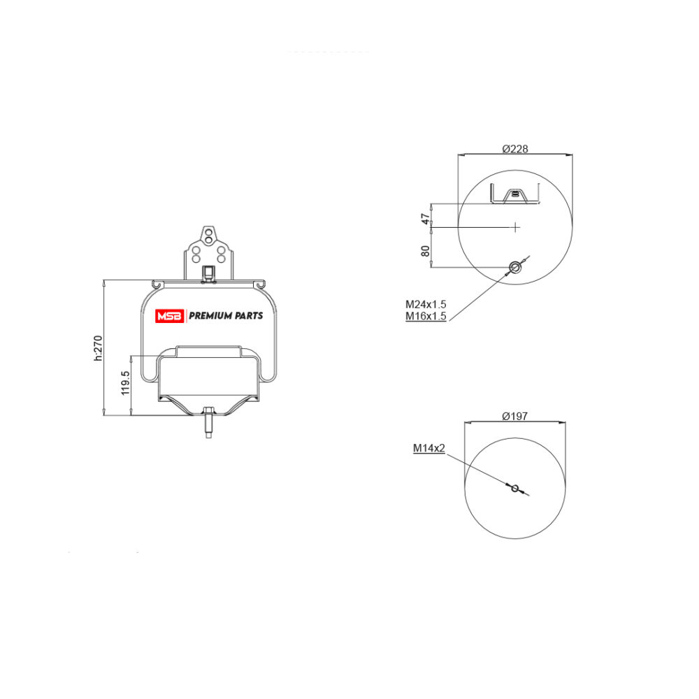 MSB 547805-C Air Spring