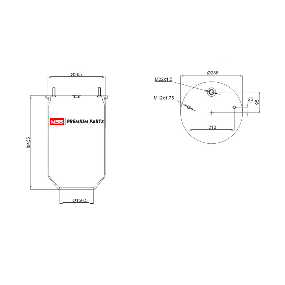 MSB 54810-S5 Air Spring