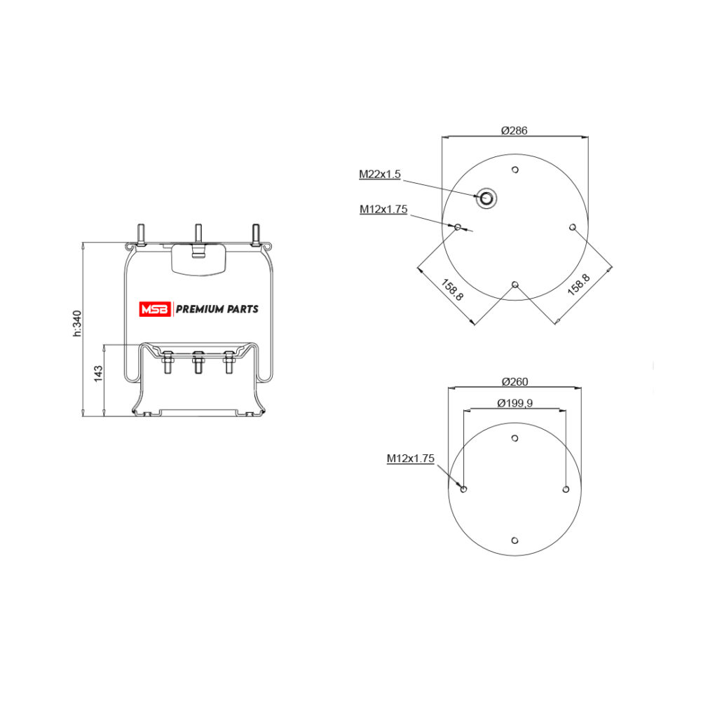 MSB 54810-C Air Spring