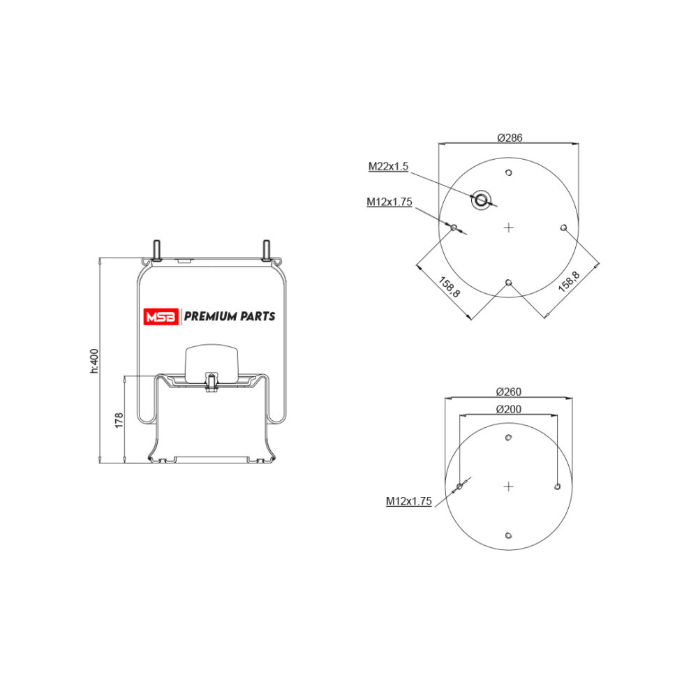 MSB 54811-C2 Air Spring