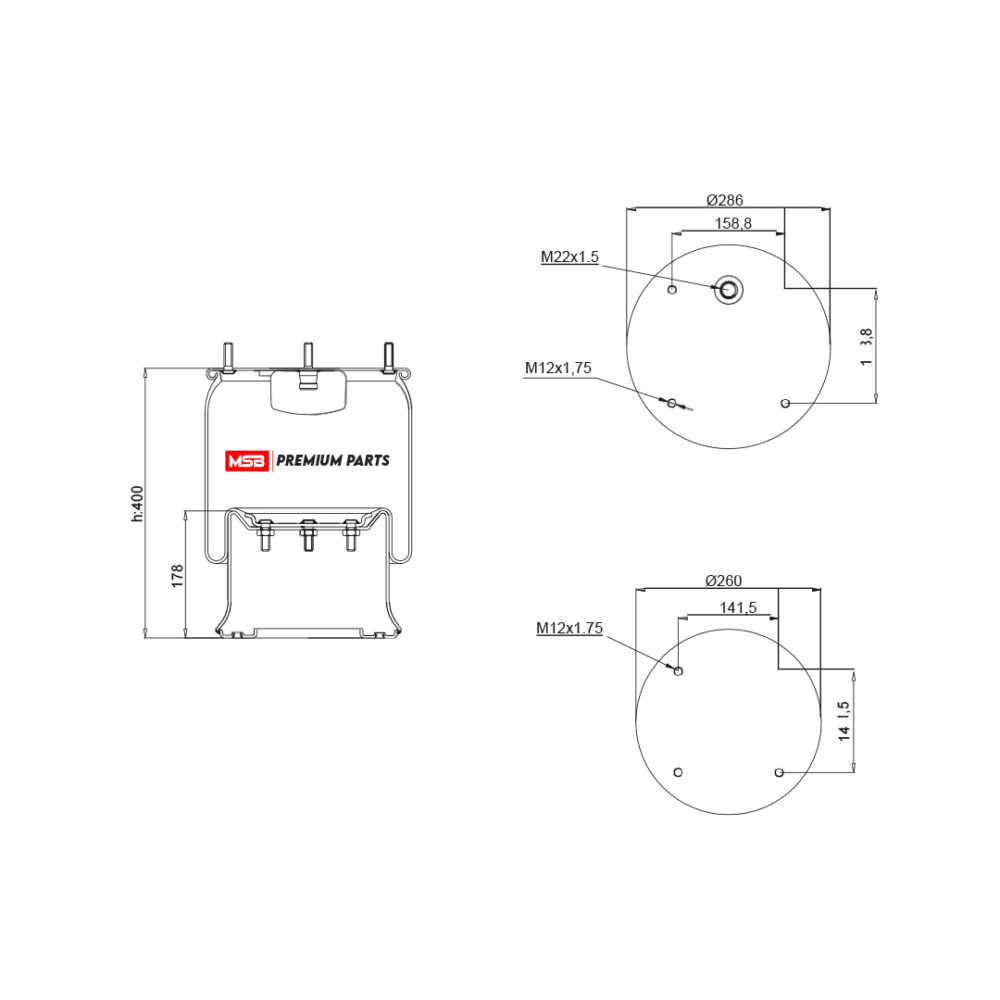 MSB 54813-C Air Spring