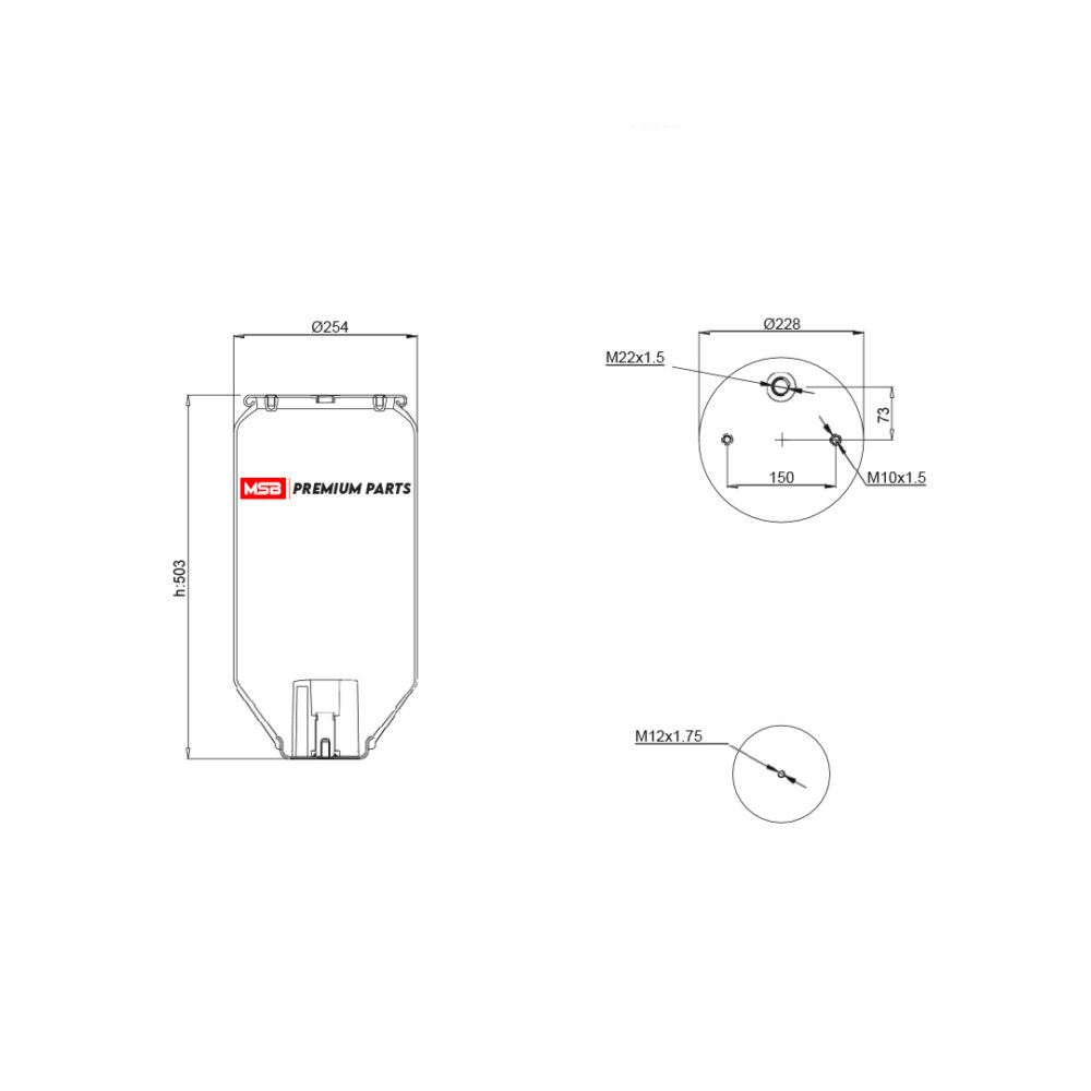 MSB 548185-S Air Spring