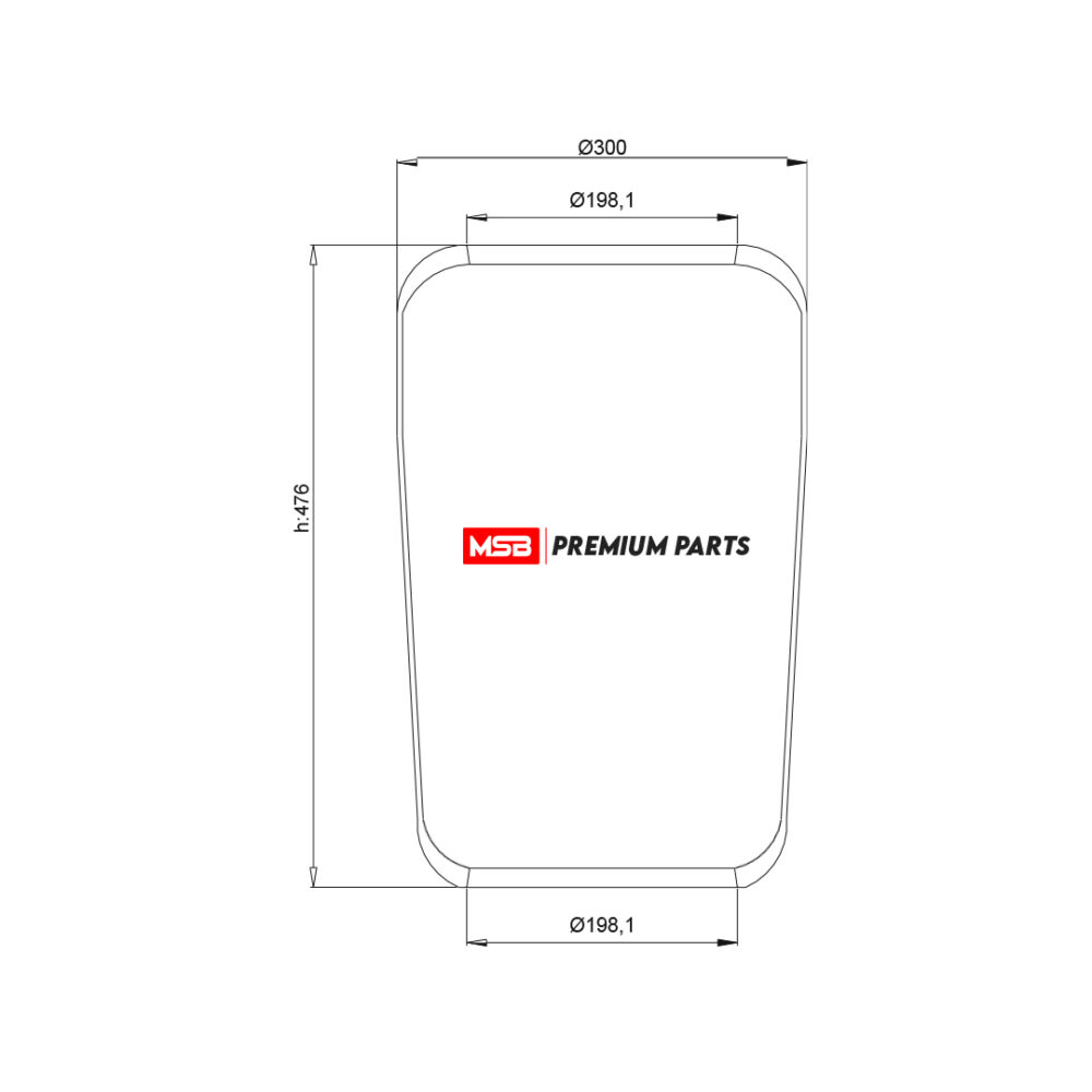 MSB 54728 Air Spring