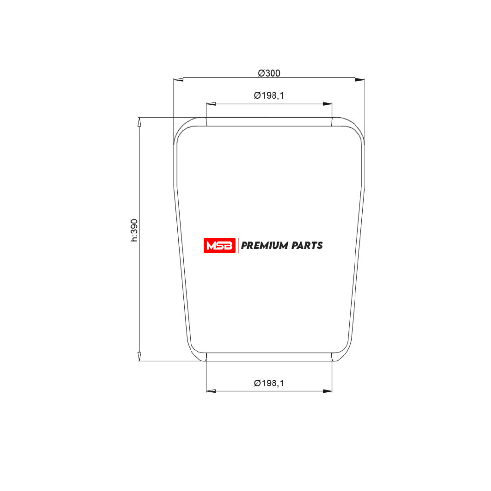 MSB 54762 Air Spring