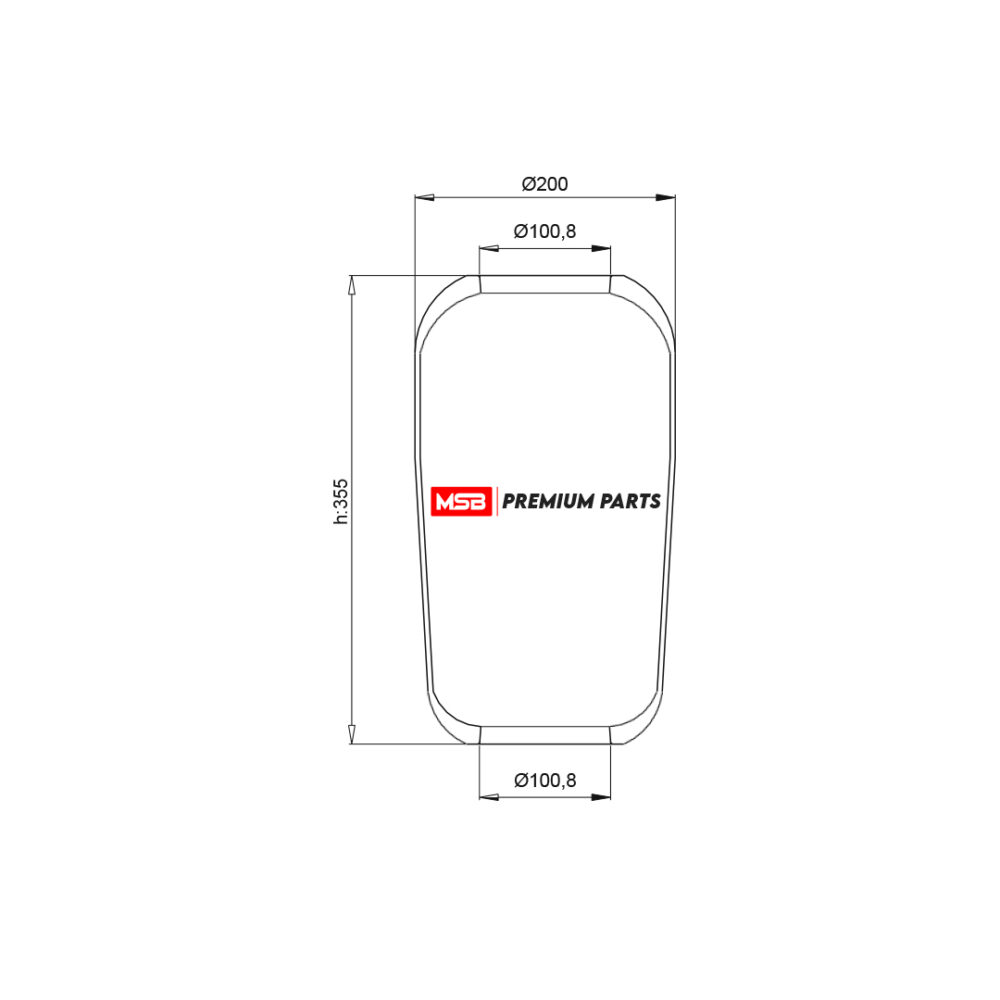 MSB 54786 Air Spring