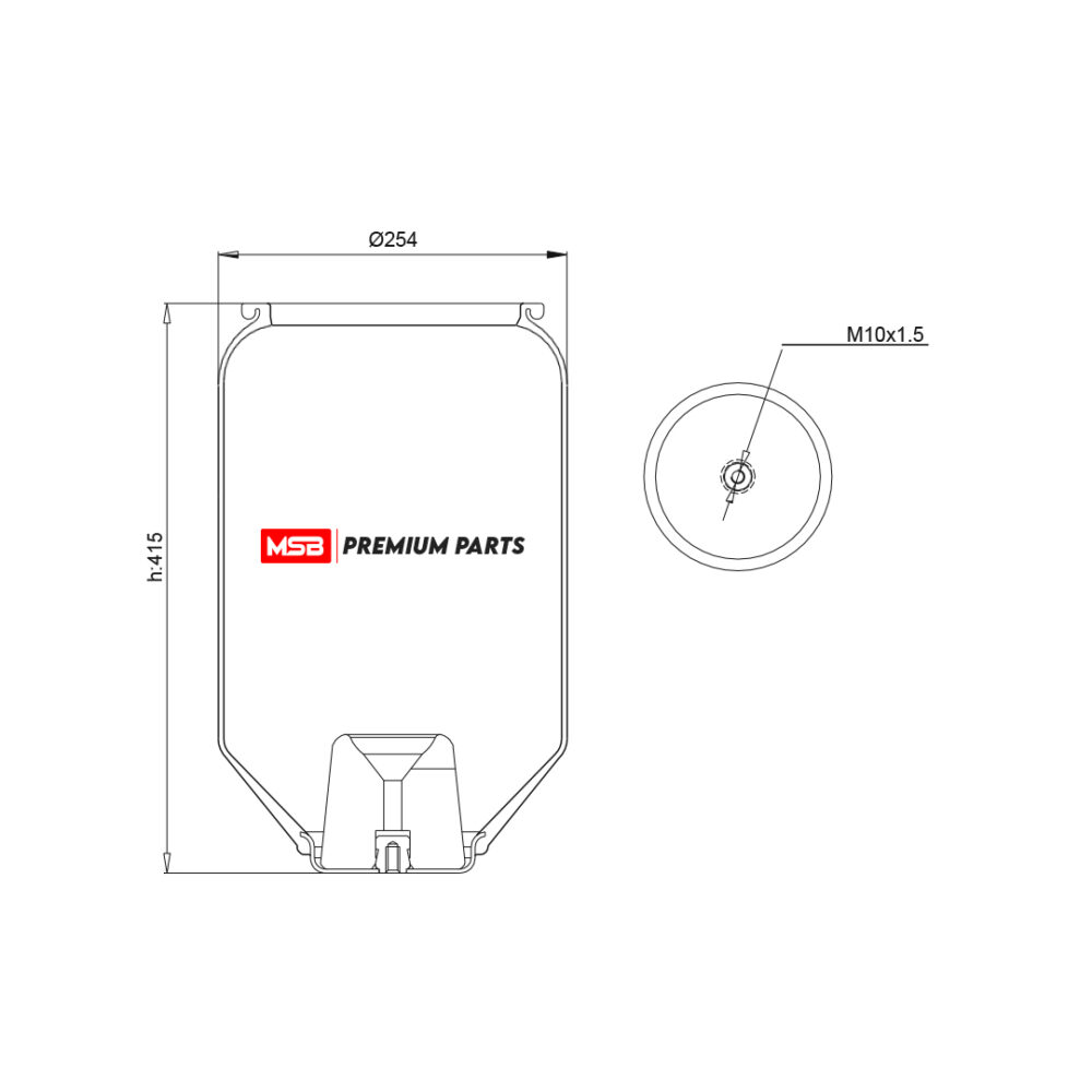 MSB 54809 Air Spring