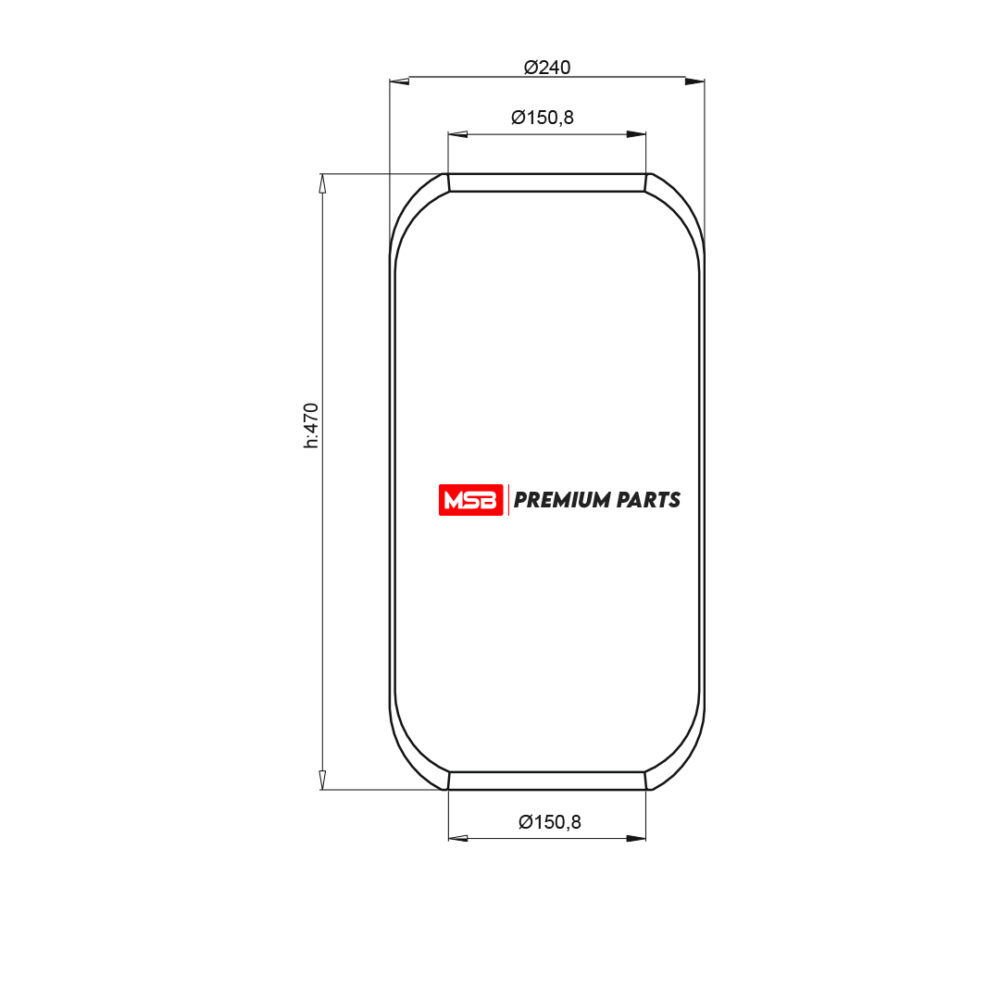 MSB 54876 Air Spring