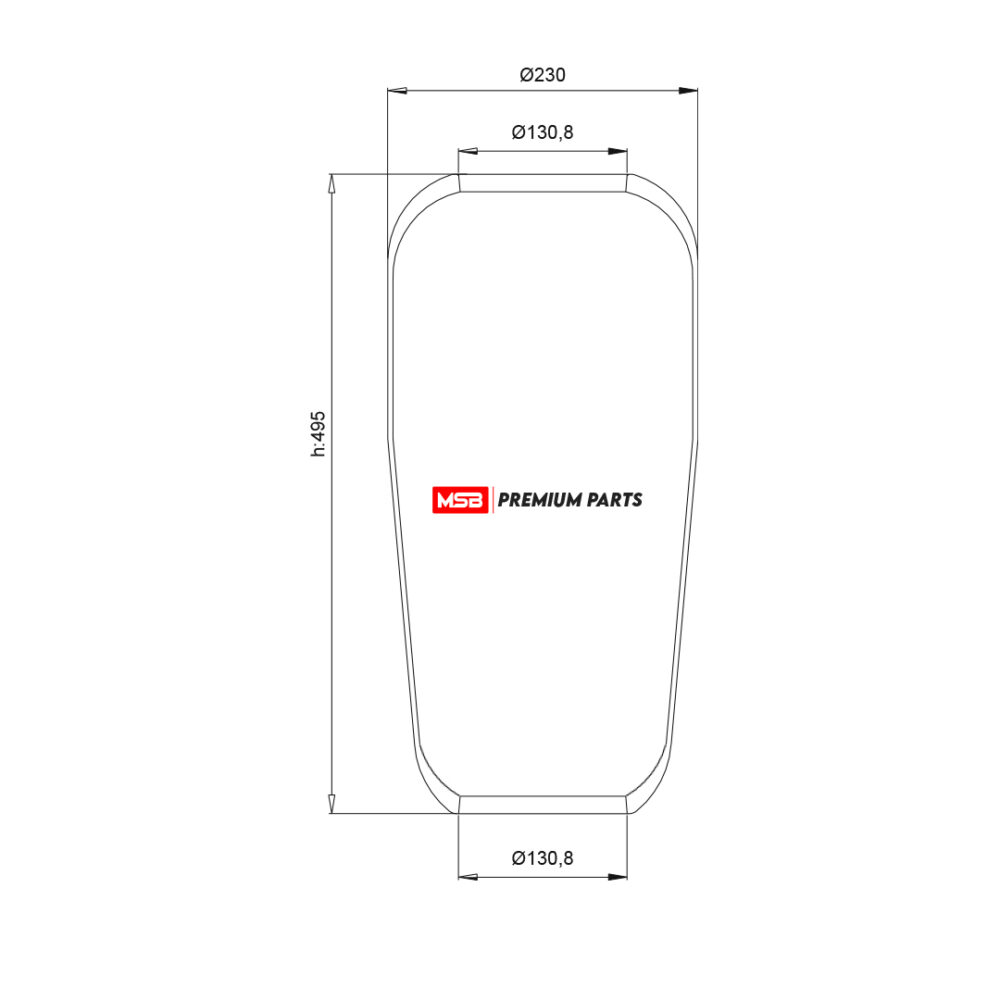 MSB 54883 Air Spring