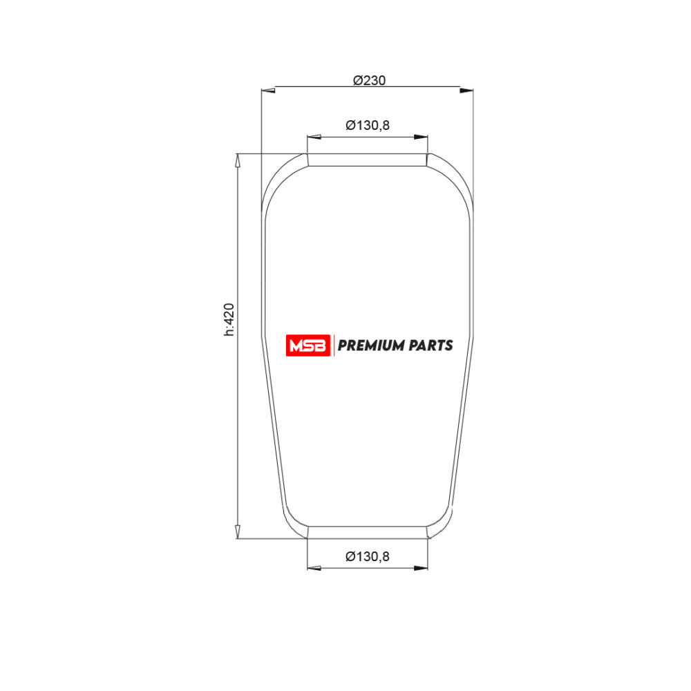 MSB 54884 Air Spring
