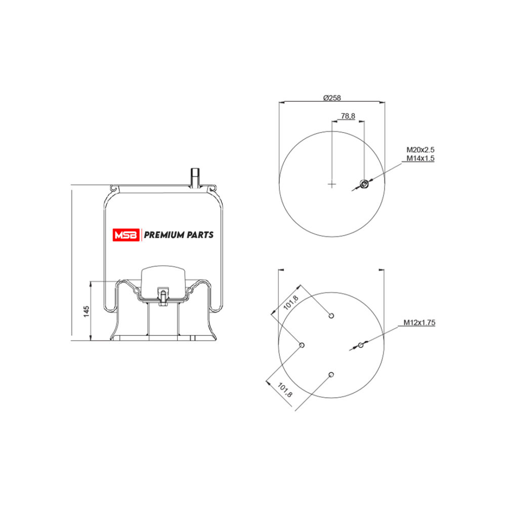 MSB 540081-K Air Spring