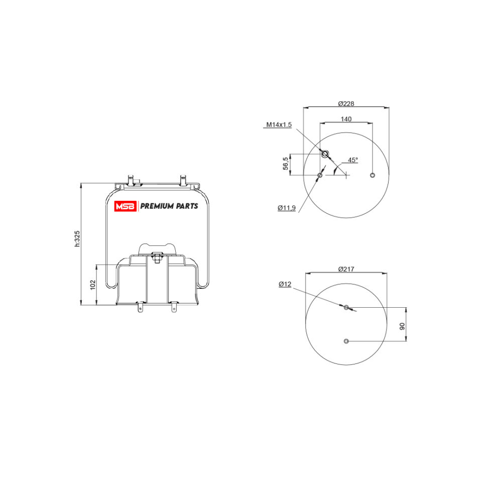 MSB 540303-C Air Spring