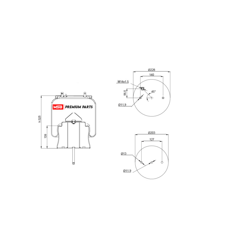 MSB  540305-C Air Spring