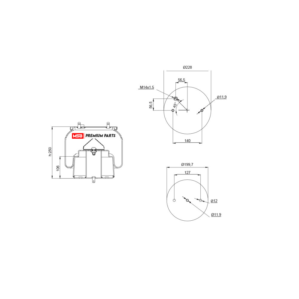 MSB   540307-C Air Spring