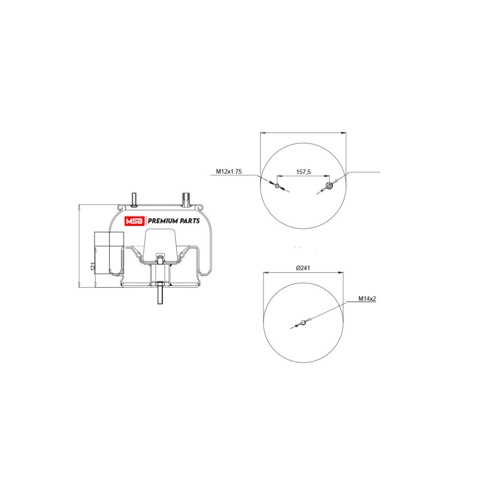 MSB   54722-C Air Spring