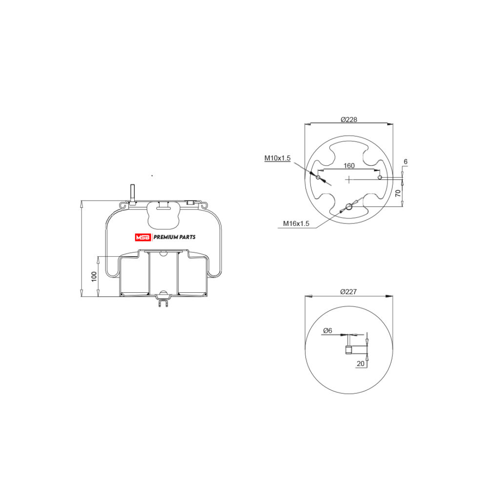 MSB  546613-C1 Air Spring